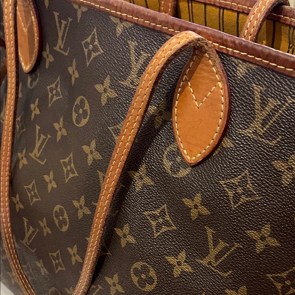 Louis Vuitton 2007 Neverfull GM Dark Brown Monogram Tote. PRE OWNED Made France - Picture 3 of 16